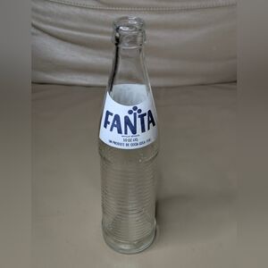 Vintage Fanta Soda Bottle 10 fl oz Coca-Cola Ltd Glass Collectible 60s